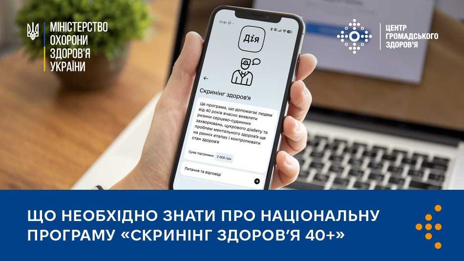 Скринінг здоров’я 40+